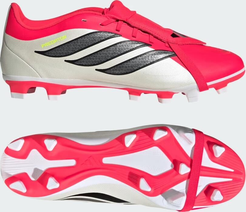 Adidas Perfor ce Predator Club Fold-Over Tongue Firm Ground Multi Ground Voetbalschoenen Unisex Rood - Foto 3