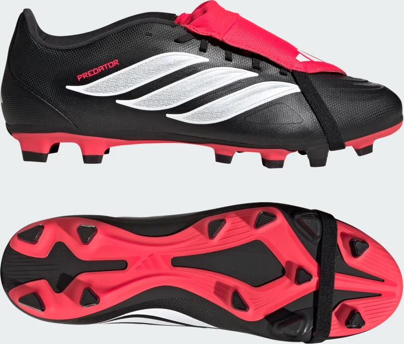 Adidas Perfor ce PREDATOR CLUB Fold-Over Tongue Firm Ground Multi Ground Voetbalschoenen Unisex Zwart - Foto 3