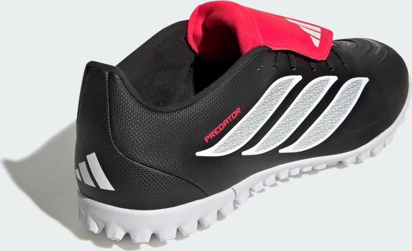 Adidas Perfor ce PREDATOR CLUB Fold-Over Tongue Turf Voetbalschoenen Unisex Zwart - Foto 5