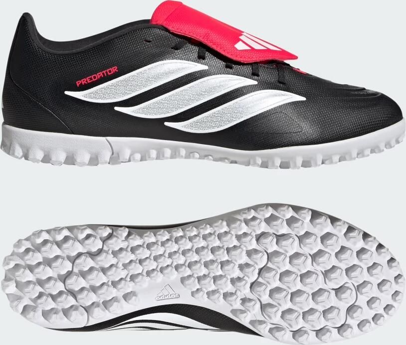 Adidas Perfor ce PREDATOR CLUB Fold-Over Tongue Turf Voetbalschoenen Unisex Zwart - Foto 2