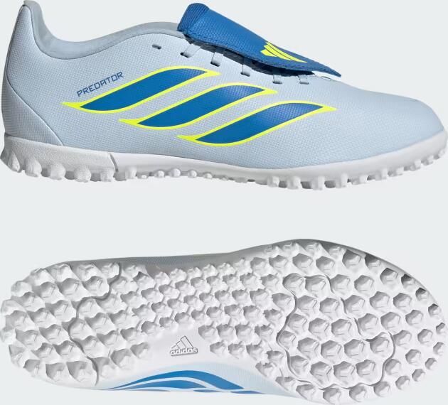 Adidas Perfor ce PREDATOR CLUB Fold-Over Tongue Turf Voetbalschoenen Kids Kinderen Blauw - Foto 2