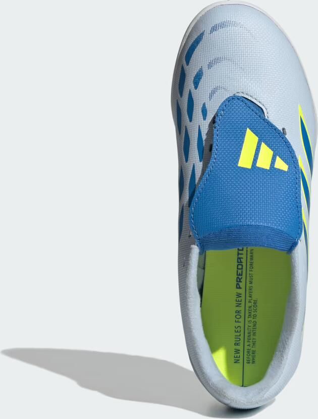 Adidas Perfor ce PREDATOR CLUB Fold-Over Tongue Turf Voetbalschoenen Kids Kinderen Blauw - Foto 3
