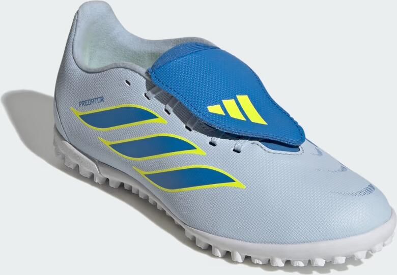 Adidas Perfor ce PREDATOR CLUB Fold-Over Tongue Turf Voetbalschoenen Kids Kinderen Blauw - Foto 5