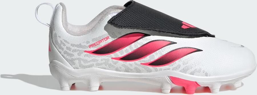 Adidas Predator Club FT Velcro Gras Kunstgras Voetbalschoenen (MG) Kleuters Wit Zwart Roze - Foto 2