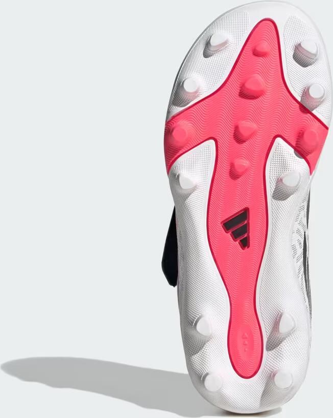Adidas Predator Club FT Velcro Gras Kunstgras Voetbalschoenen (MG) Kleuters Wit Zwart Roze - Foto 5