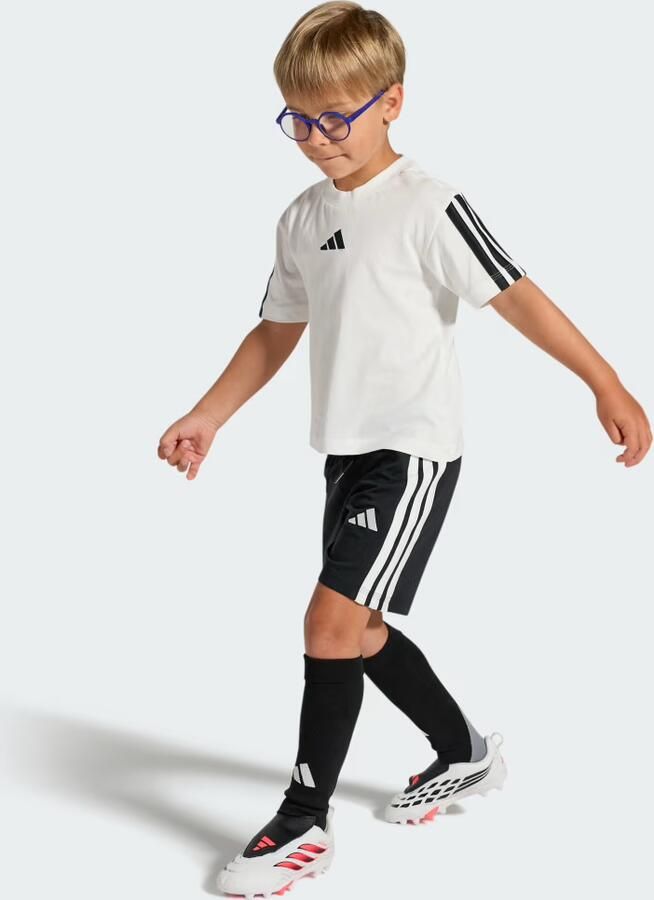 Adidas Predator Club FT Velcro Gras Kunstgras Voetbalschoenen (MG) Kleuters Wit Zwart Roze - Foto 3