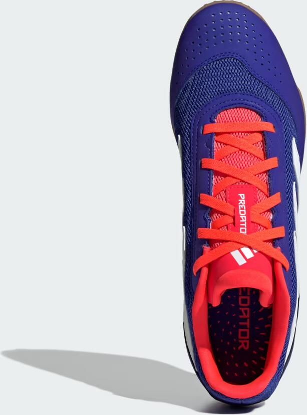 Adidas Perfor ce Predator Club senior zaalvoetbalschoenen kobaltblauw wit oranje - Foto 5