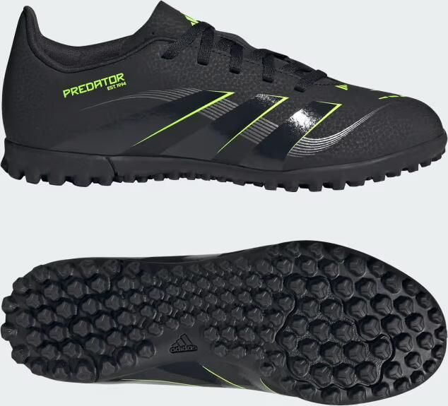 Adidas Perfor ce Predator Club junior voetbalschoenen zwart antraciet - Foto 5