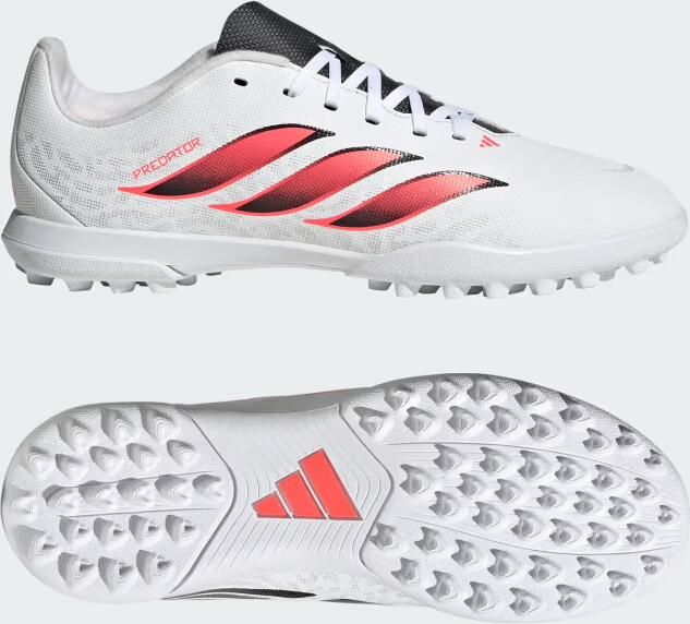 Adidas Perfor ce Predator Club junior imitatieleren voetbalschoenen wit roze - Foto 4