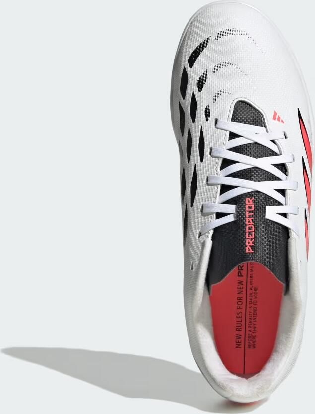 Adidas Perfor ce Predator Club junior imitatieleren voetbalschoenen wit roze - Foto 5