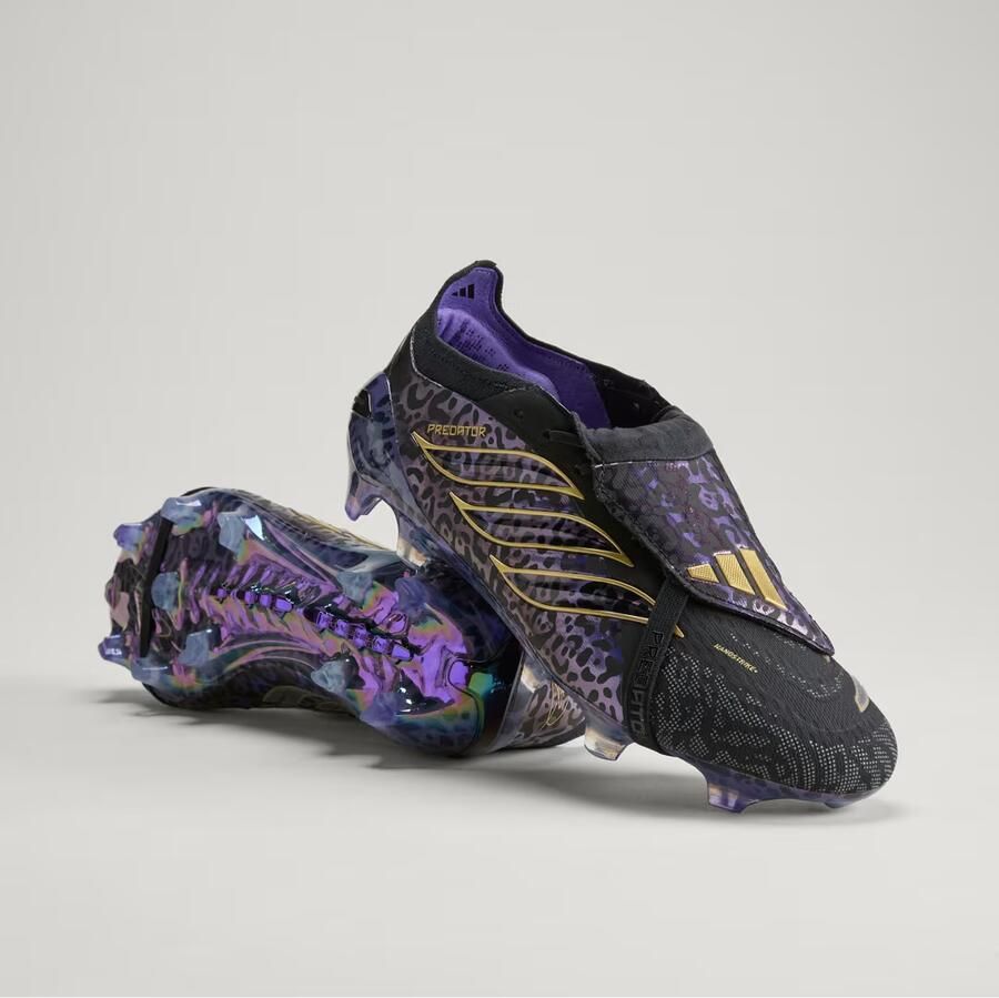 Adidas Predator Elite FT Kaká Gras Voetbalschoenen (FG) Zwart Goud Paars - Foto 2