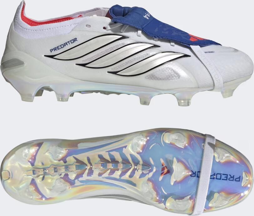 Adidas Predator Elite Fold-over Tongue FG Icon Takeover Wit Zilver Blauw - Foto 2