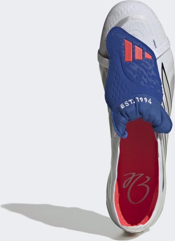 Adidas Predator Elite Fold-over Tongue FG Icon Takeover Wit Zilver Blauw - Foto 3