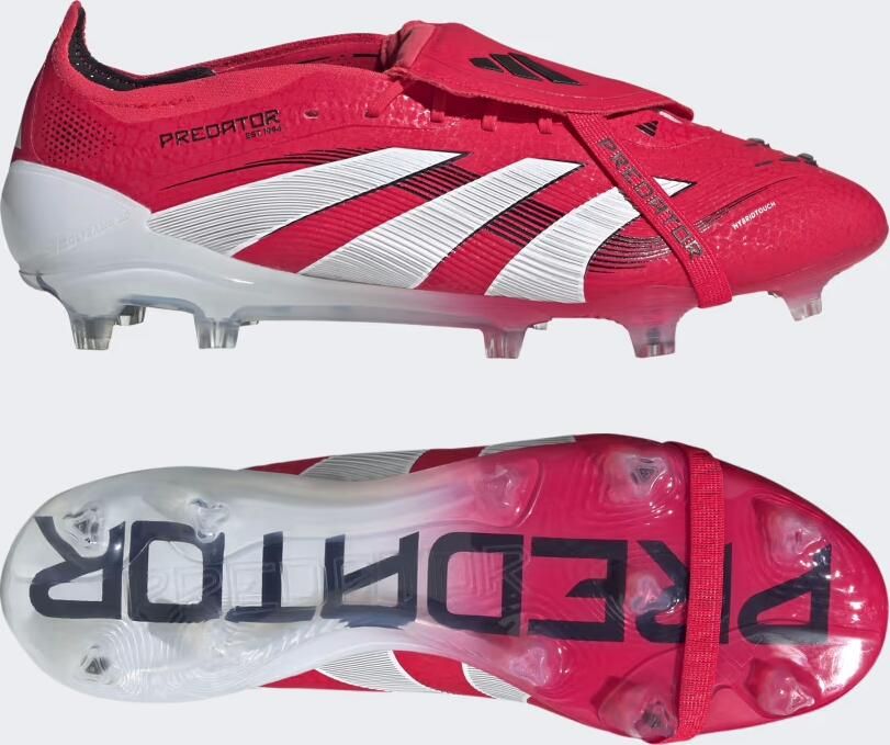 Adidas Predator Elite FT FG Lucid Red Cloud White Core Black- Lucid Red Cloud White Core Black