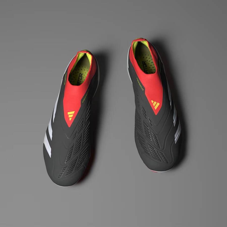 Adidas Predator Elite Laceless FG Core Black Cloud White Solar Red- Heren Core Black Cloud White Solar Red - Foto 4