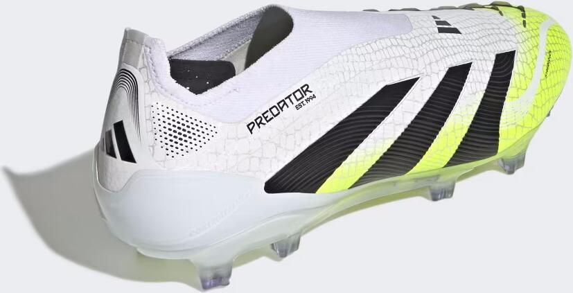 Adidas Voetbalschoenen Bottines Predator Elite Laceless FG blanc - Foto 6