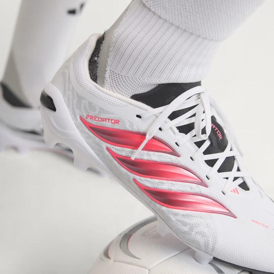 Adidas Perfor ce Predator League senior imitatieleren voetbalschoenen roze wit - Foto 8