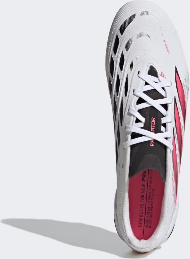Adidas Perfor ce Predator League senior imitatieleren voetbalschoenen roze wit - Foto 3