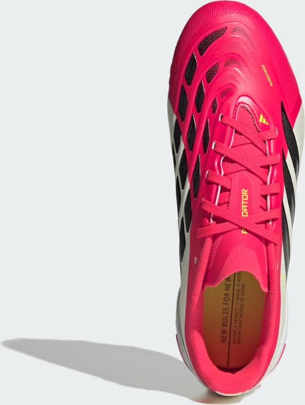 Adidas Predator League Fg Junioren Voetbalschoenen Rood Roze 1 2 Kinderen - Foto 6