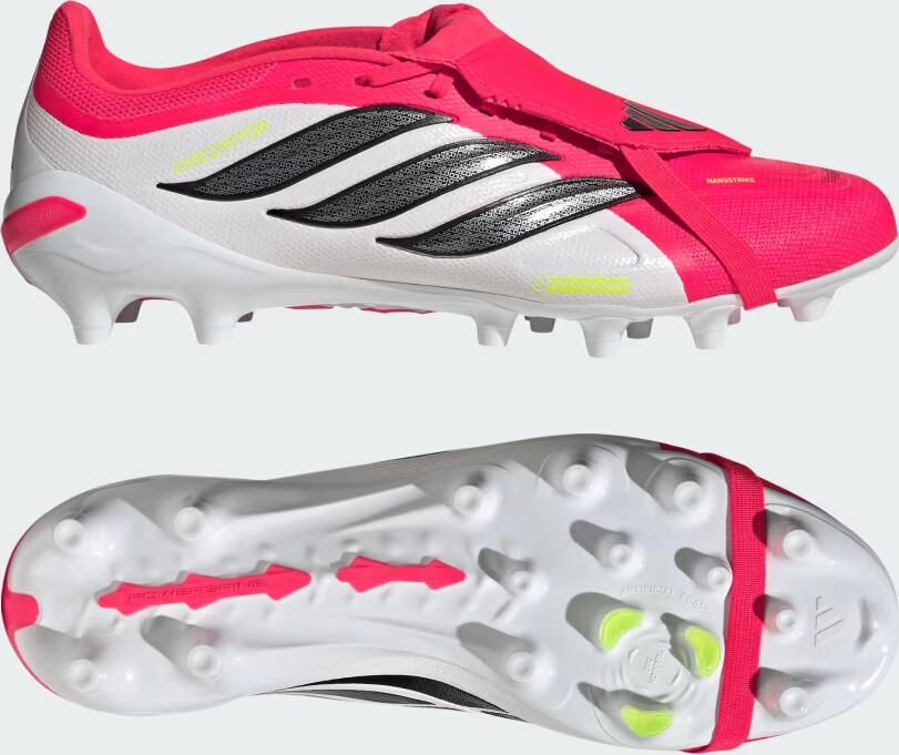 Adidas Perfor ce Predator League Fold-Over Tongue Artificial Ground Voetbalschoenen Unisex Rood - Foto 2