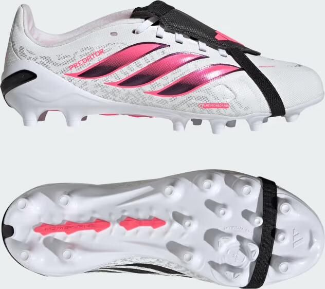 Adidas Predator League Fold-over Tongue Ag Junioren Voetbalschoenen Wit 1 2 Kinderen - Foto 2