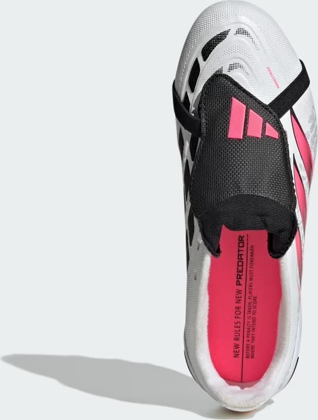 Adidas Predator League Fold-over Tongue Ag Junioren Voetbalschoenen Wit 1 2 Kinderen - Foto 3