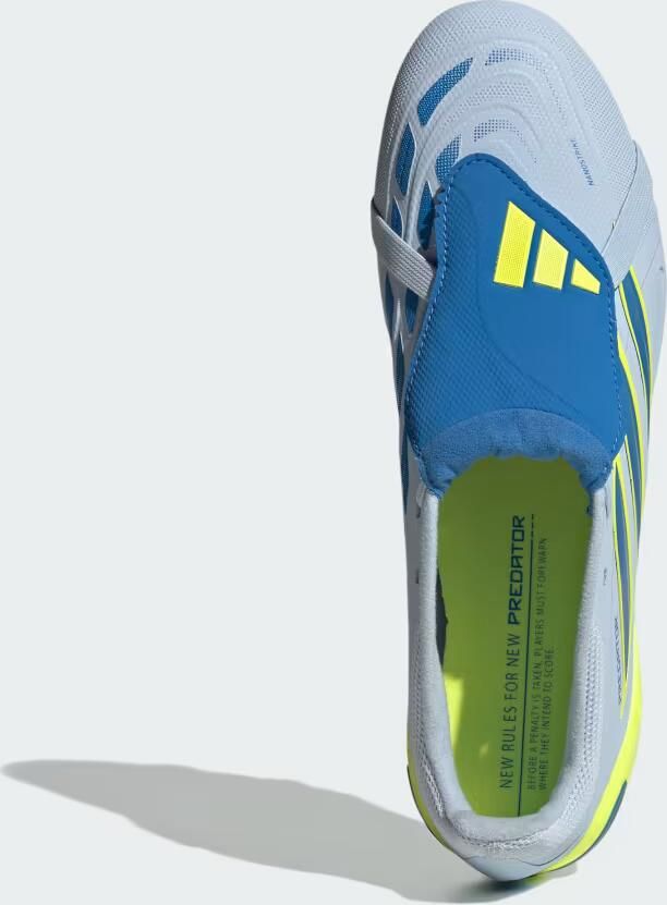 Adidas Perfor ce Predator League Fold-Over Tongue Firm Ground Voetbalschoenen Unisex Blauw - Foto 3