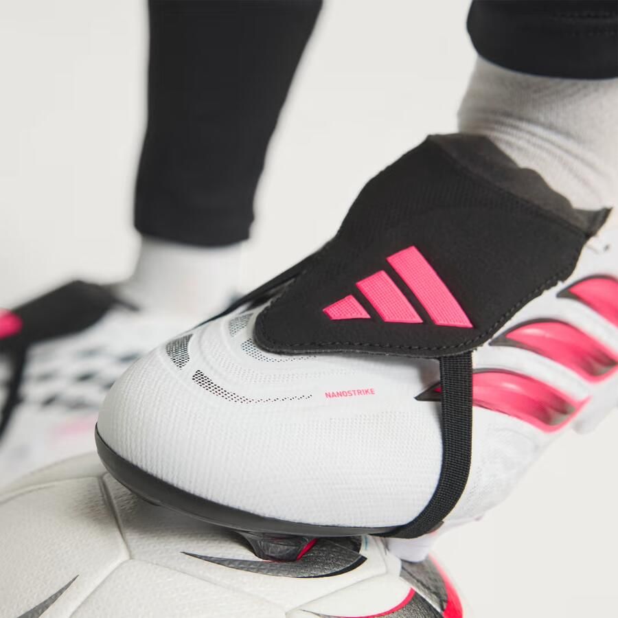 Adidas Perfor ce Predator League Fold-Over Tongue Firm Ground Voetbalschoenen Unisex Wit - Foto 4