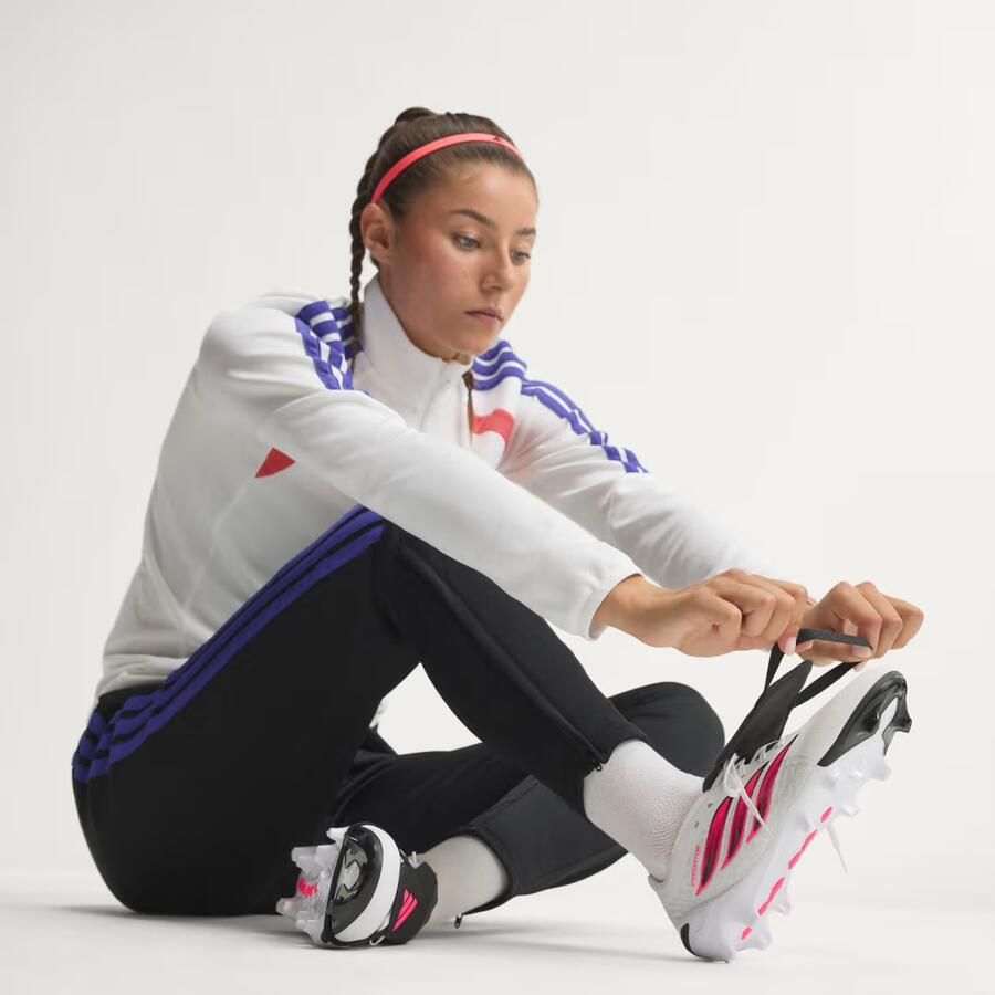 Adidas Perfor ce Predator League Fold-Over Tongue Firm Ground Voetbalschoenen Unisex Wit - Foto 5