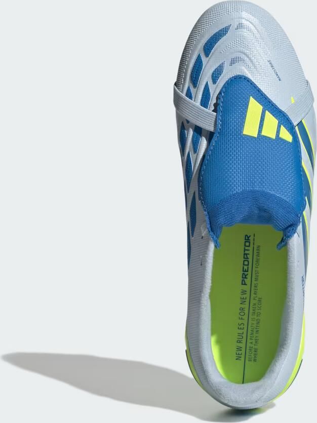 Adidas Perfor ce PREDATOR LEAGUE Fold-Over Tongue Firm Ground Voetbalschoenen Kids Kinderen Blauw - Foto 3