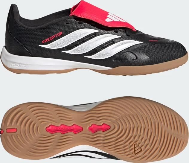 Adidas Perfor ce Predator League Fold-Over Tongue Indoor Voetbalschoenen Kids Kinderen Zwart - Foto 2
