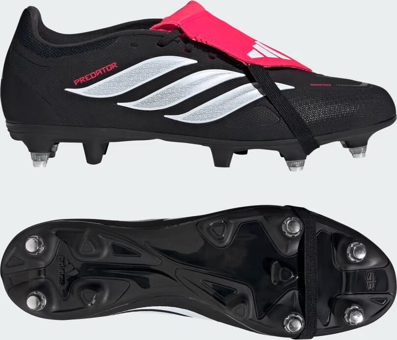 Adidas Perfor ce PREDATOR LEAGUE Fold-Over Tongue Soft Ground Voetbalschoenen Unisex Zwart - Foto 2