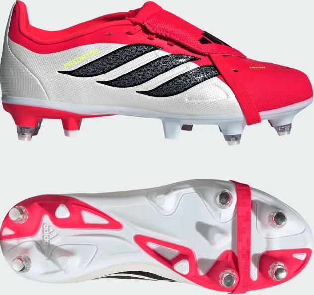 Adidas Perfor ce Predator League Fold-Over Tongue Soft Ground Voetbalschoenen Kids Kinderen Rood - Foto 2
