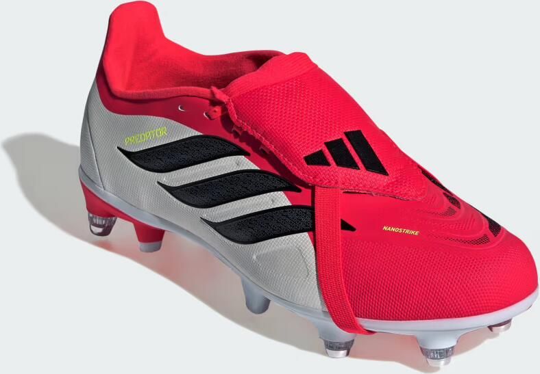 Adidas Perfor ce Predator League Fold-Over Tongue Soft Ground Voetbalschoenen Kids Kinderen Rood - Foto 6