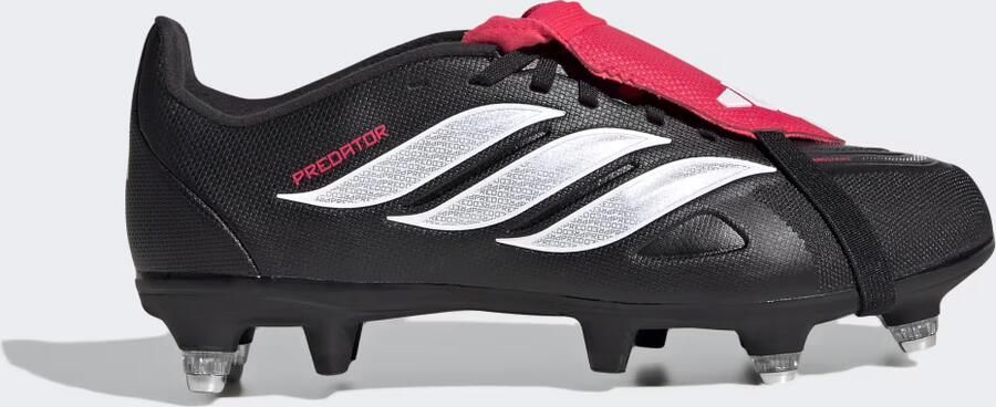 Adidas Perfor ce Predator League Fold-Over Tongue Soft Ground Voetbalschoenen Kinderen Zwart