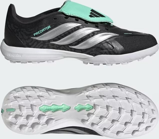 Adidas Predator League Fold-over Tongue Tf Junioren Voetbalschoenen Zwart 1 2 Kinderen - Foto 3
