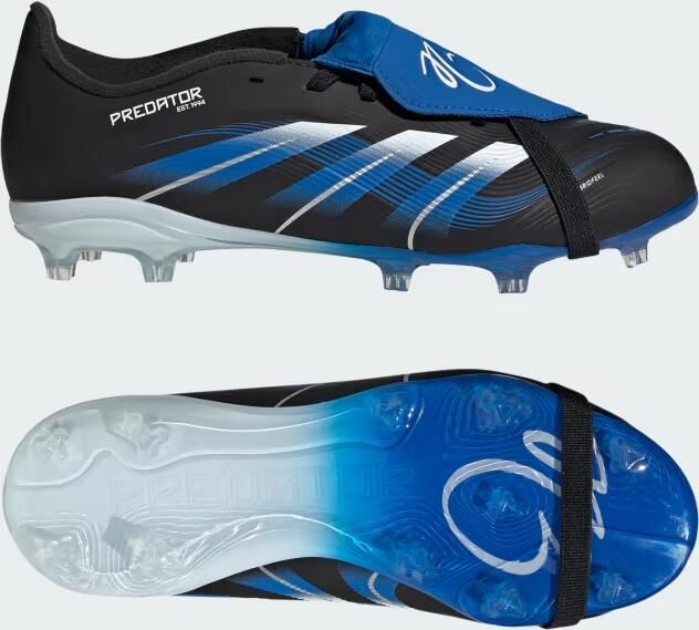 Adidas Perfor ce Predator League JB Fold-Over Tongue Firm Multi-Ground Voetbalschoenen Kids Kinderen Zwart