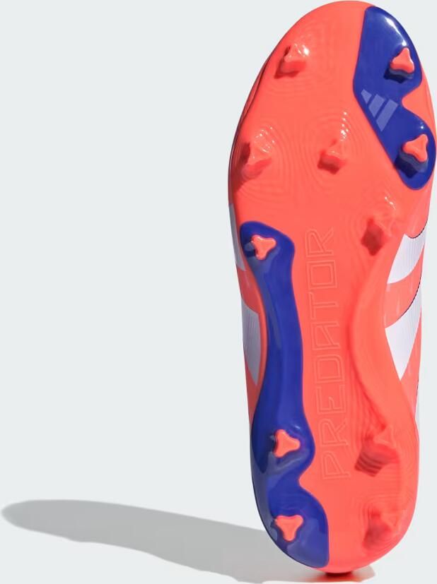 Adidas Perfor ce Predator League Laceless Firm Multi-Ground Voetbalschoenen Kids Kinderen Oranje - Foto 4