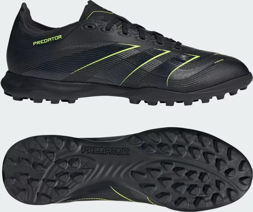 Adidas Perfor ce Predator League Voetbalschoenen voor kunstgras hardcourt Unisex Zwart
