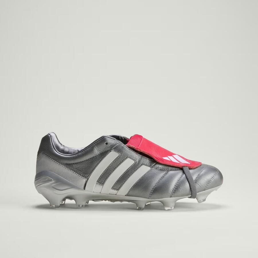 Adidas Predator Gunmetal Mania Elite FT Gras Voetbalschoenen (FG) Grijs Rood Zilver Wit - Foto 4