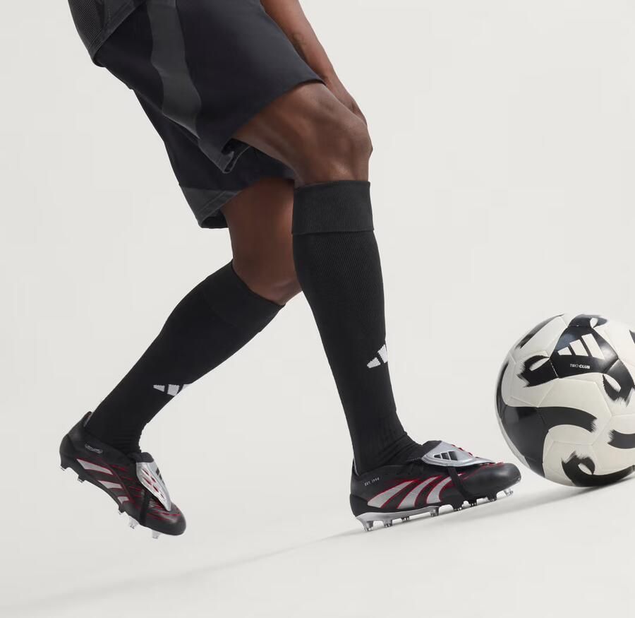 Adidas Predator Elite FT Limited Edition Gras Voetbalschoenen (FG) Zwart Zilver Rood - Foto 4
