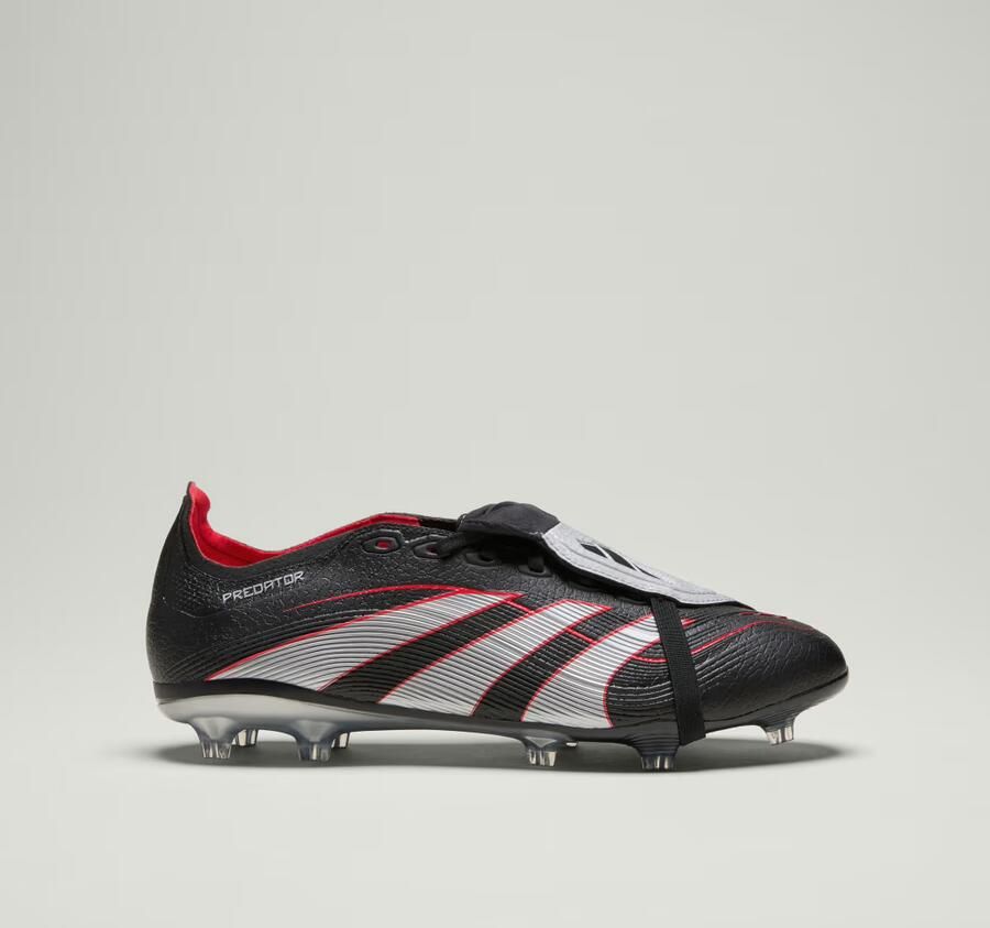 Adidas Perfor ce Predator Obsidian Strike Fold-Over Tongue Firm Ground Multi Ground Voetbalschoenen Unisex Zwart - Foto 4