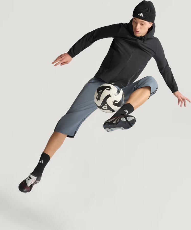 Adidas Perfor ce Predator Obsidian Strike Fold-Over Tongue Firm Ground Multi Ground Voetbalschoenen Unisex Zwart - Foto 7