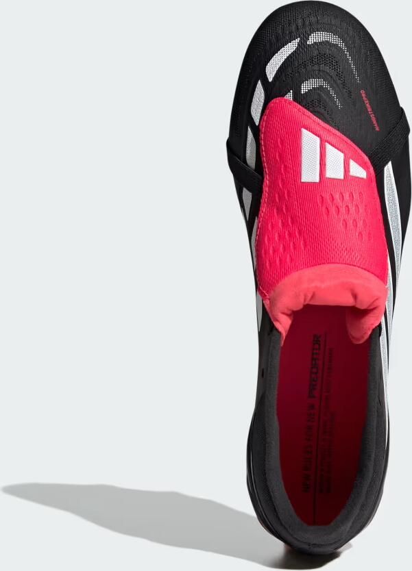 Adidas Perfor ce PREDATOR PRO Fold-Over Tongue Firm Ground Voetbalschoenen Unisex Zwart - Foto 4