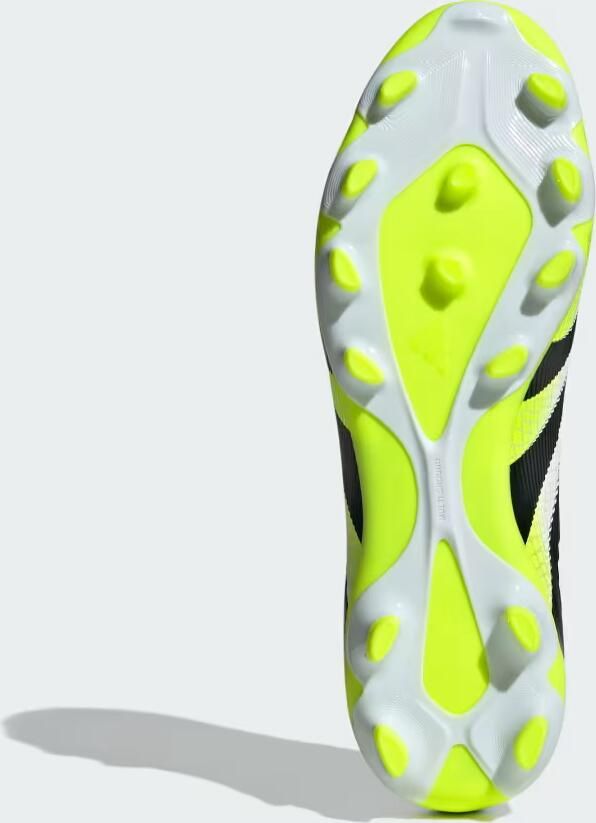 Adidas Predator Pro Gras Kunstgras Voetbalschoenen (MG) Wit Zwart Neongeel - Foto 3