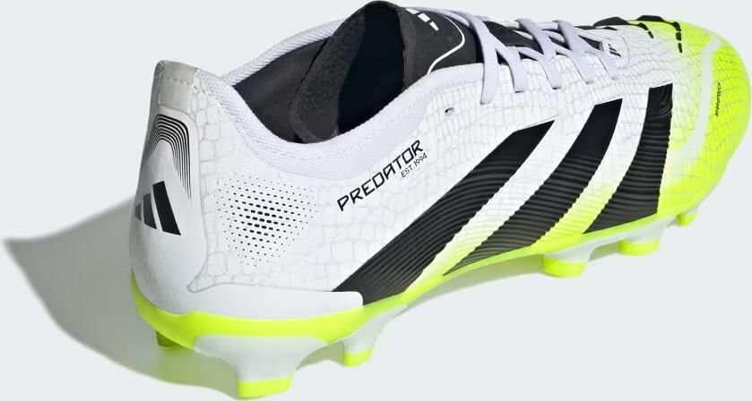 Adidas Predator Pro Gras Kunstgras Voetbalschoenen (MG) Wit Zwart Neongeel - Foto 5