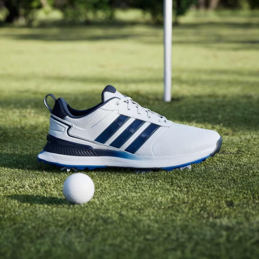 Adidas R2 Heren Golfschoenen Wit Blauw - Foto 3