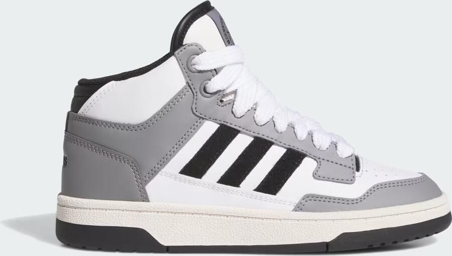 Adidas Rapid Court Mid hoge leren kinder sneakers grijs 1 3 Uitneembare zool