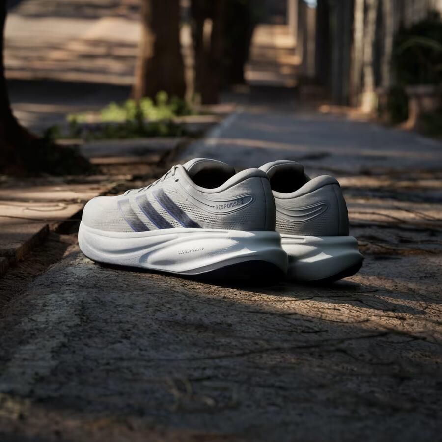 Adidas Response 2 Hardloopschoenen Grijs Paars 2 3 Man - Foto 7