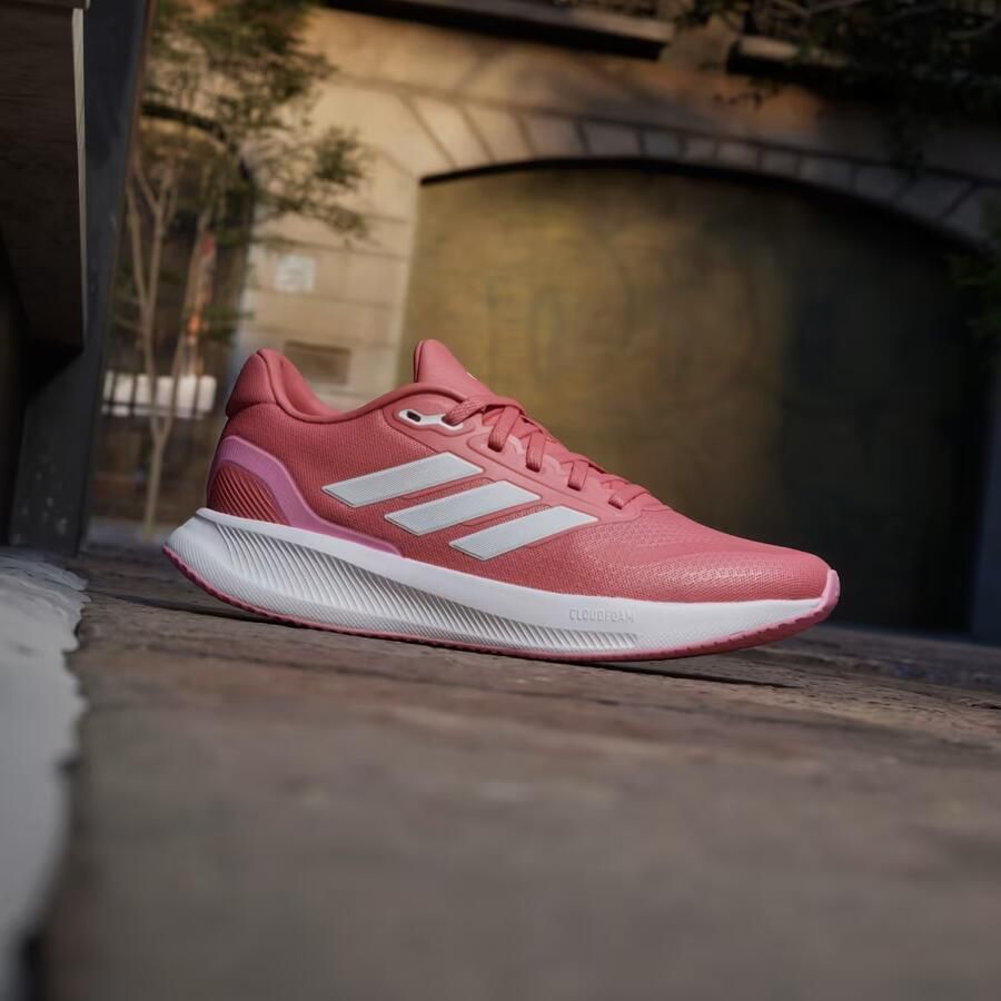 Adidas Performance Runfalcon 5 Hardloopschoenen Dames Rood - Foto 3
